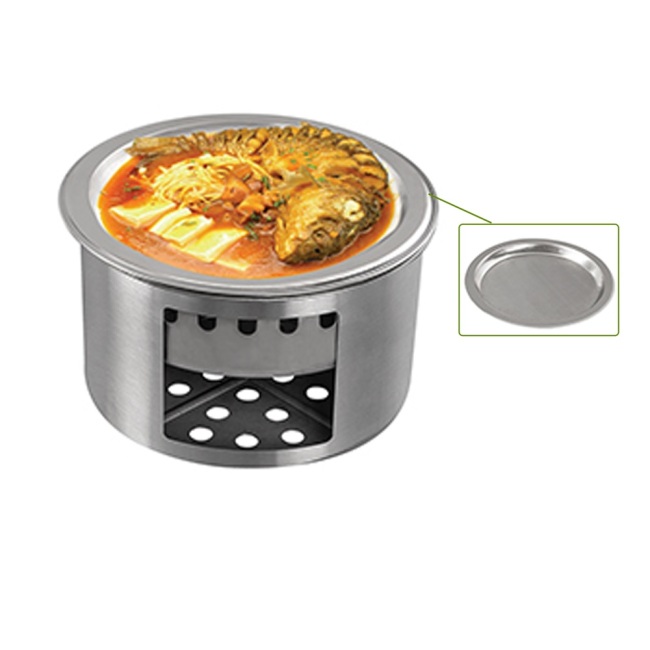 Round Steel Portable Outdoor Camping Stove