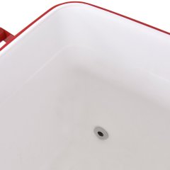 YOHO Hot Sale Luxury Metal Patio Camping cooler cart Beverage Tubs Cooler Lid beer/wine/drink Ice Bucket with wheels