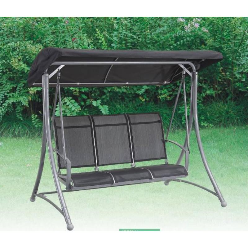 Patio  Swing three  seat outdoor backyard canopy swing chairs