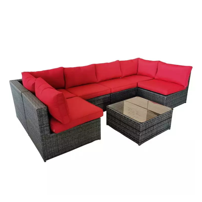 All weather poly rattan furniture outdoor garden patio wicker and rattan furniture set