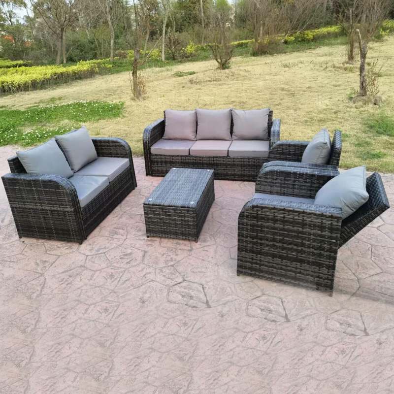 Yoho  high quality garden sofa sets rattan outdoor sofa set rattan wicker sofa set