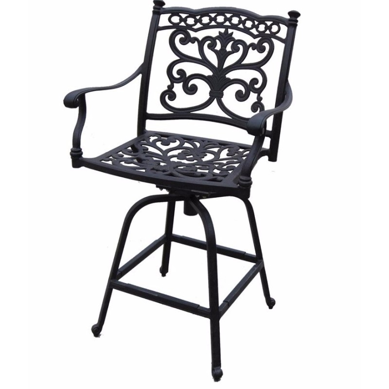 Outdoor All-Weather Hot Sale Beautiful Cast Aluminium Patio Garden Furniture Dining Chair