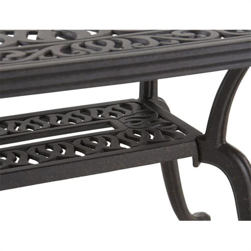 Luxury  Style extension dining table Used Patio Furniture Cast Aluminum Garden Table
