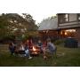 Outdoor Garden Patio Wood Burning Fire Pit Customized Garden Backyard Fire Bowl with Unique Design smoker bbq with poker