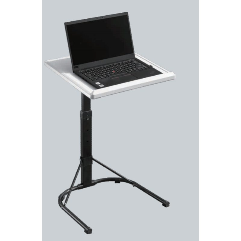 YOHO Wholesale Folding Adjustable Office computer table Personal Use Teleworking Side Table With Slot with stand