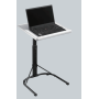YOHO Wholesale Folding Adjustable Office computer table Personal Use Teleworking Side Table With Slot with stand
