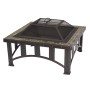 Yoho Metal Outdoor Fire Pit Wholesale Charcoal BBQ Grill Outdoor Backyard Patio Fire Pit