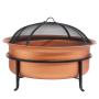 Customize Wood Burning Fire Pit Log Store Fire Pit Table Cover Top BBQ Grill for Backyard Camping Picnic Stove