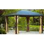 Party polycarbonate panel gazebo tent aluminum hardtop garden gazebo