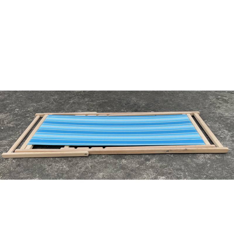 Wholesale foldable wooden lounge portable folding reclining beach deck chair camping outdoor furniture