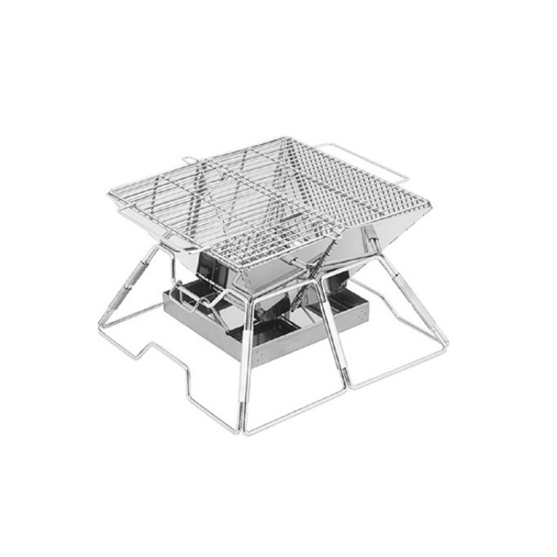 Bbq Grill Charcoal Outdoor Folding Portable BBQ Grill with Stainless Steel Korean Style