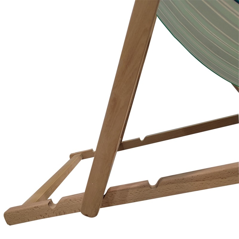 Wholesale foldable wooden lounge portable folding reclining beach deck chair camping outdoor furniture