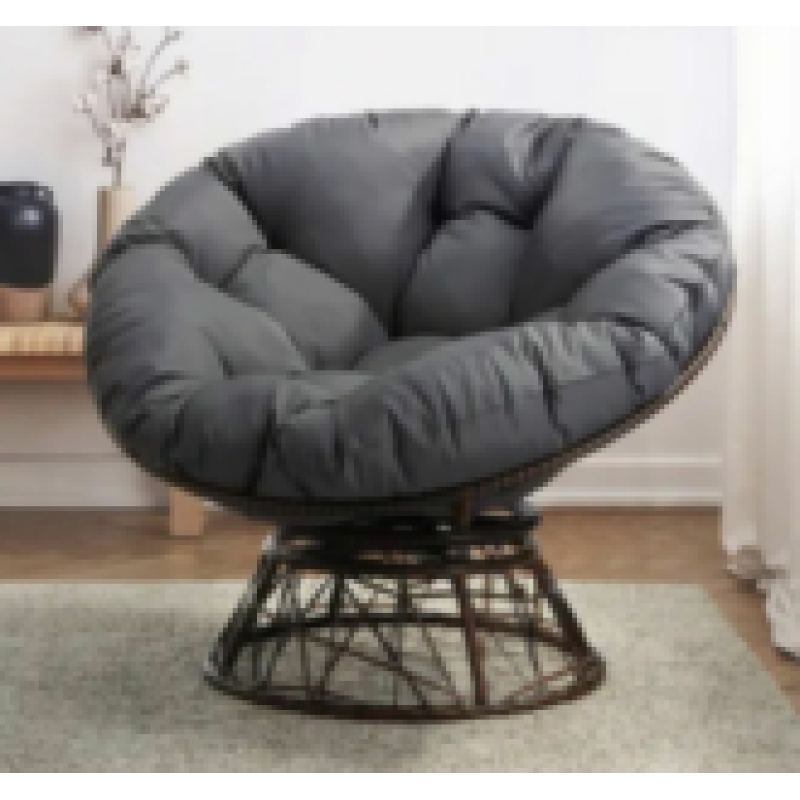 Wicker Synthetic Egg Chair Sets Apple Shape Rattan Stand Chair