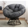 Wicker Synthetic Egg Chair Sets Apple Shape Rattan Stand Chair