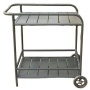 Outdoor Metal Trolley cart handled storage trolleys utility car Garden Patio Backyard  food layer trolleys with wheels