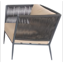 YOHO Outdoor furniture Modern design garden patio Furniture rattan sofa sets conversation rope sofa set