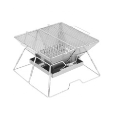 YOHO stainless steel bbq grill  outdoor mini bbq grill garden outdoor