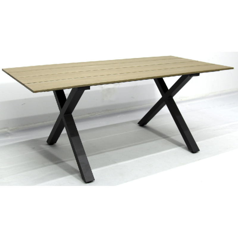 Cheap Square Plastic  Wood Dining Table Garden Folding Table Dining Tables From China