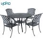 5pcs Outdoor garden cast aluminum patio table chairs