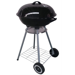 YOHO Outdoor Camping Charcoal BBQ Grill Easily Assembled Functional Camping Kettle Charcoal Grill for Garden/Patio/Backyard