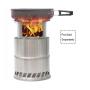 Custom Logo  Smokeless Fire Pit Stainless Steel Wood Burning  Fire Pit