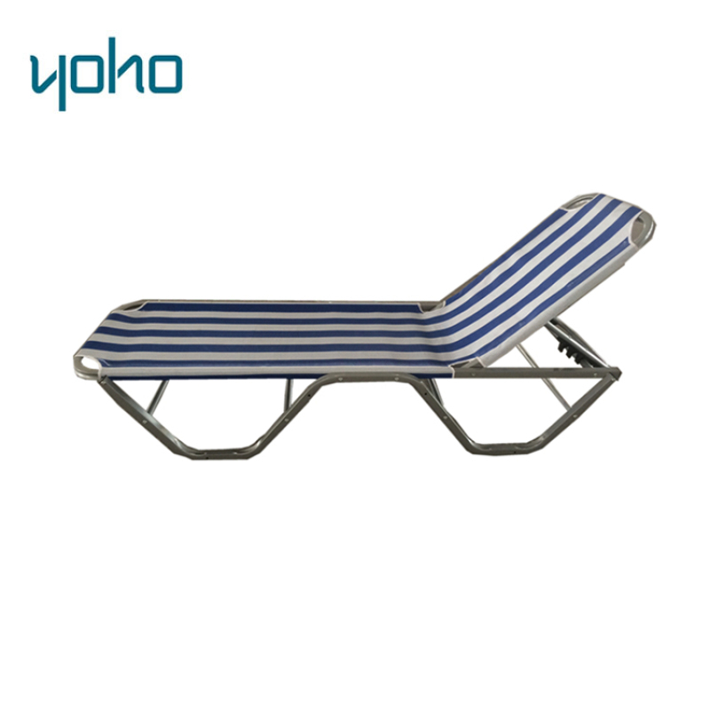 Outdoor Aluminum KD Sun Bed Folding Lounge Swimming Pool Chair