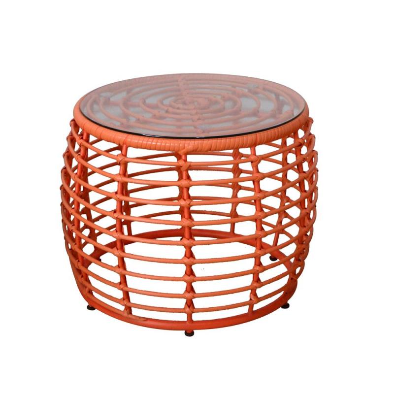 Outdoor Leisure Furniture Rattan Bistro Set for Patio Garden Coffee Table Chairs Bistro Set