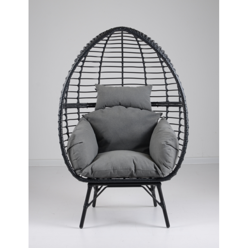 Nordic luxury Chair Wricker rattan egg Shaped Personality Eggshell Sofa Leisure Balcony Chair Outdoor Garden Furniture