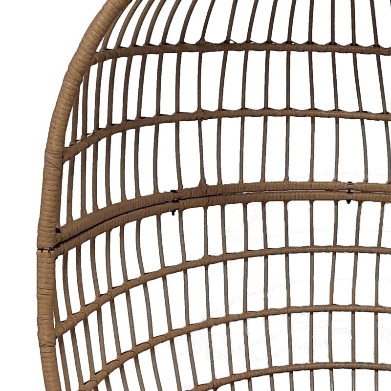 YOHO High Quality Egg Rattan Chair Outdoor Garden Single Chair Patio Leisure Rattan Egg chair with stand for adults/teenagers