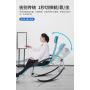 Outdoor aluminum orbital foldable lounger beach chairs with pillow recliner zero gravity KD rocking lounger rocking chair