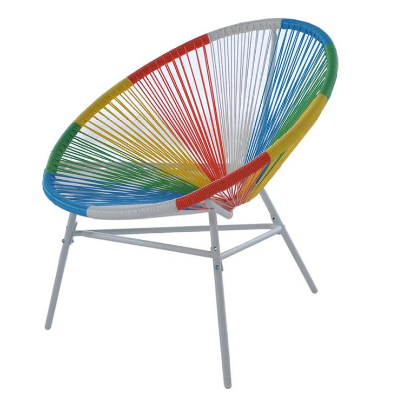 Outdoor Patio Garden Backyard Funiture Luxury  Chair Modern Iron Comfortable  Leisure Armchair Rocking Chair