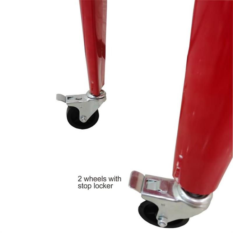 Yoho Ice Cooler Bucket Stainless Steel Powder Coated Red Gloss Finish Table Cooler Ice Bucket