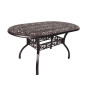 Cast Aluminium Patio Furniture Outdoor Metal Table
