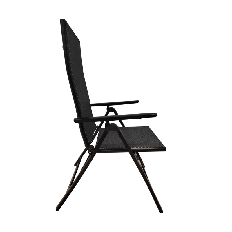 Aluminum tube Adjustable Camping Chair textline fabric portable  patio swivel chair