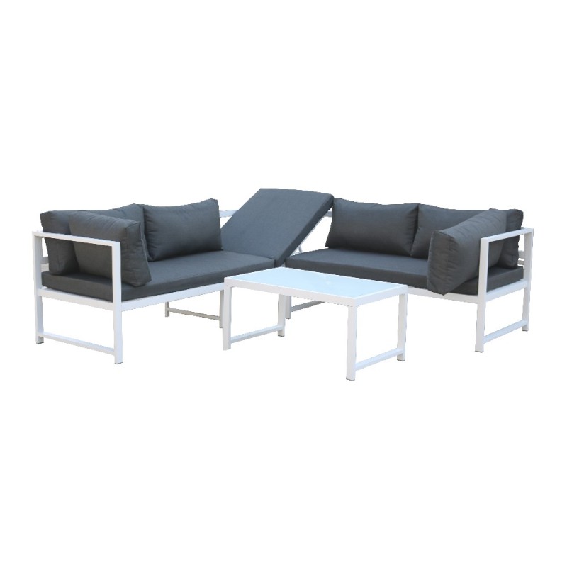 outdoor aluminum furniture royal furniture sofa set and table set garden dining