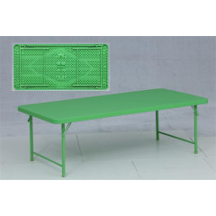 YOHO wholesale color customized lightweight cheap folding Portable table plastic table for events with HDPE top