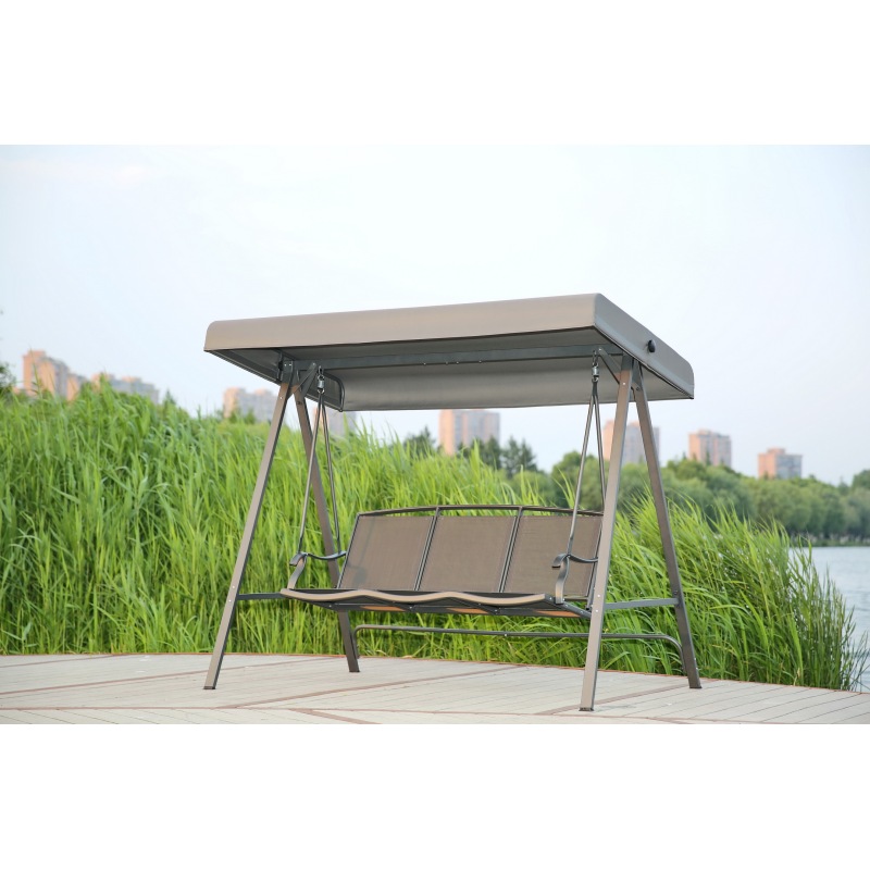 YOHO Hot Sale Outdoor patio garden hanging chair swing set outdoor leisure Patio swings with canopy for kids