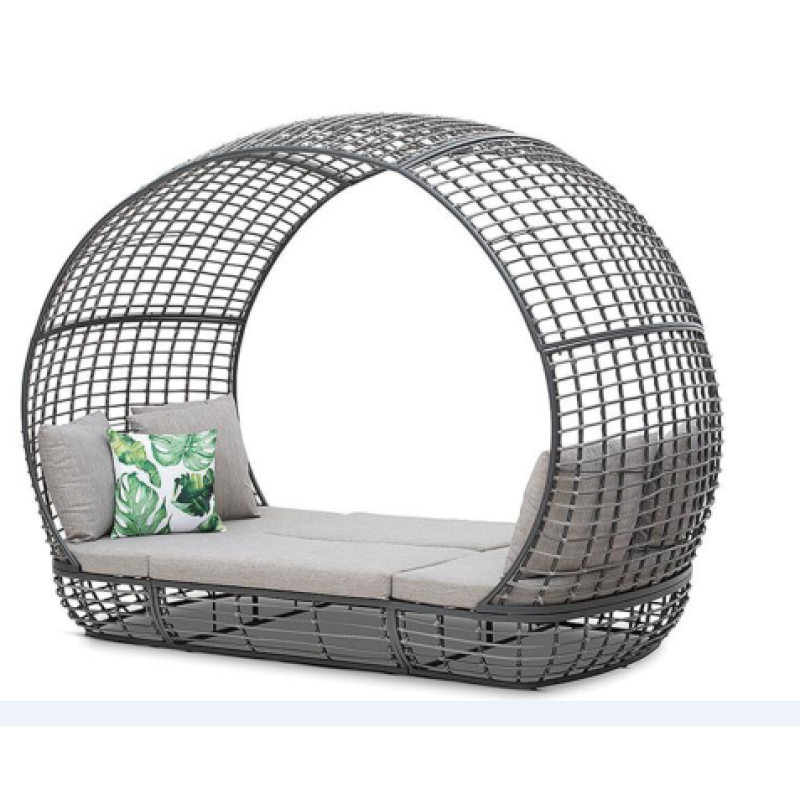 Aluminum Outdoor Beds With Cushion Patio Daybed With Canopy