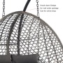 Yoho  Outdoor  hanging egg chair best seller egg chair swing double zero gravity chair