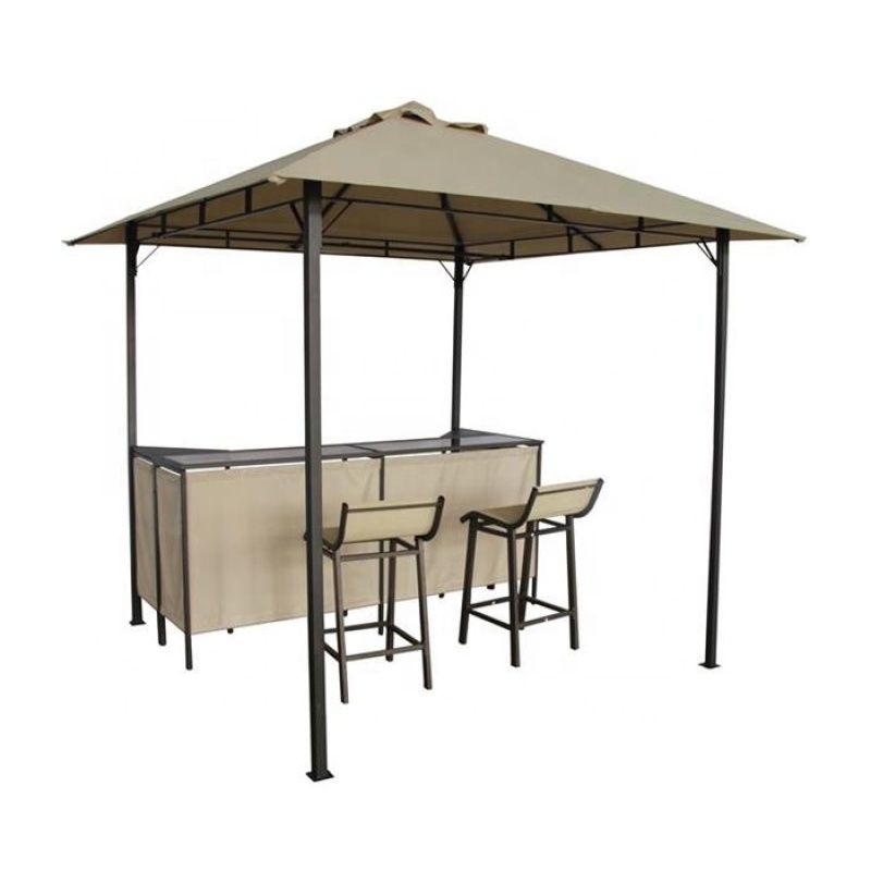 Movable outdoor garden patio aluminum sun shade gazebo garden roof pergola aluminium outdoor gazebo tent