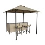 Movable outdoor garden patio aluminum sun shade gazebo garden roof pergola aluminium outdoor gazebo tent