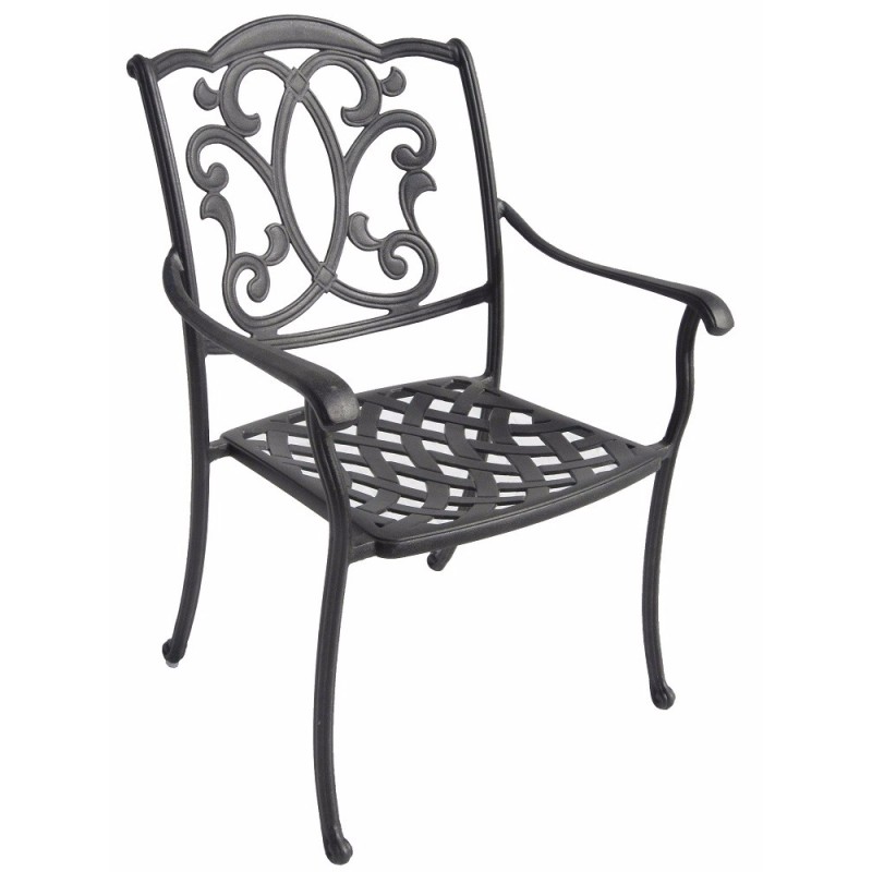 Outdoor All-Weather Hot Sale Beautiful Cast Aluminium Patio Garden Furniture Dining Chair