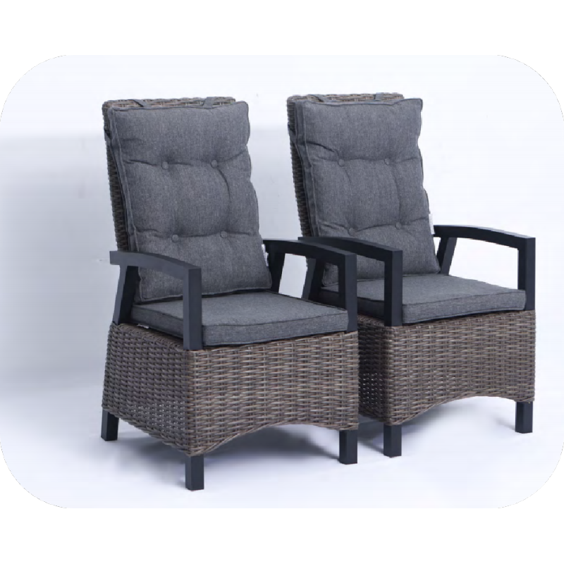 Yoho In Stock L shape PE wicker rattan garden sofa sets KD 8 Seater Steel sectional garden sofa sets