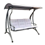 YOHO 3 Seater Steel Garden Swing Outdoor Patio Swings