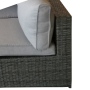 YOHO Hot selling 7PCS Garden Sets aluminum sofa patio rattan furniture outdoor table and chairs