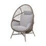 High Quality Egg Rattan Chair Outdoor Garden Single Chair Patio Leisure Rattan Egg Stand chair