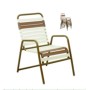 Classic luxury aluminium outdoor  furniture plastic deck chair