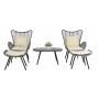 New Design hot sale Outdoor aluminum  garden  furniture  5 pcs polyester rope set