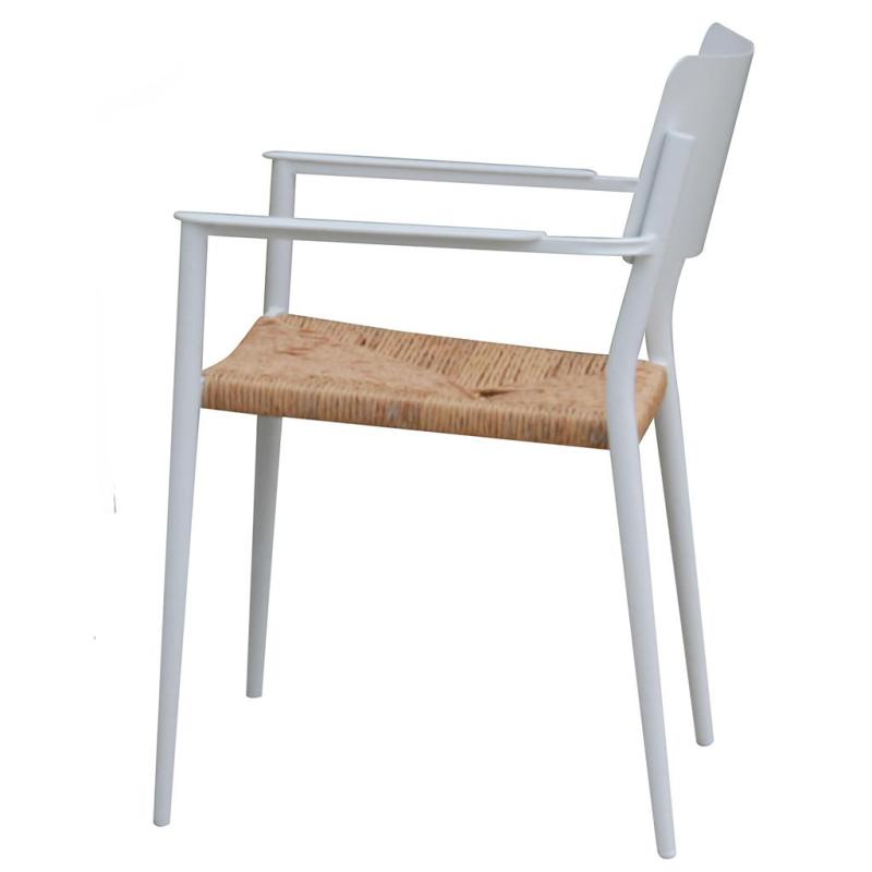 Outdoor Metal Comfortable Furniture 1pc Table and 6pcs Chairs Dining Sets Aluminum for Garden Patio Leisure  use