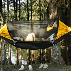 Amazon Hot Sell hammock with screen net Portable Outdoor Tree Hammock With Mosquito Net